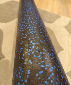 Amazon Basics High-Density Round Foam Roller for Exercise, Massage, Muscle Recovery Blue Speckled 36-Inch 29 71xLjCL7zSL