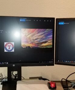 HP VH240a 23.8-Inch Full HD 1080p IPS LED Monitor with Built-In Speakers and VESA Mounting, Rotating Portrait & Landscape, Tilt, and HDMI & VGA Ports (1KL30AA) - Black 40 71xLk7NoGyL 1