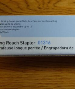Sparco Long Reach Stapler, 20 Sheet Capacity, Standard Staples, Putty/Black (SPR01316) 38 71xLqjh6UdL 1