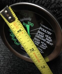 CDN ProAccurate Oven Thermometer, Pack of 1, Black Large Dial-GLOW Meat/Poultry 39 71xM5MTCoNL