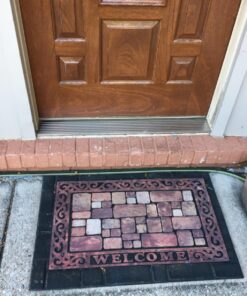 Apache Mills 60-732-1449-18x30 Masterpiece Aberdeen Welcome Doormat, 18" x 30",Brown 23 71xNKJnNhBL