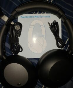 Pointcinco Active Noise Canceling Headphones, Over Ear Headphones with Mic, 60 Hours Play Time On Ear Bluetooth Headphones with Deep Bass, Foldable Headphones with HiFi Audio for Music P1 75 71xNWGIKxSL