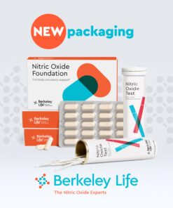 Berkeley Life Nitric Oxide Test Strip Used Worldwide by Olympians & Elite Athletes - Take Control of Your Heart Health Measure, Manage, & Optimize Blood Flow & Oxygen Delivery in Your Body - 50 Count 50 Count (Pack of 1) 11 71xNj5tjbDL