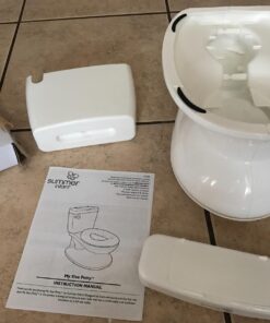 Summer Infant My Size Potty, White - Realistic Potty Training Toilet Looks and Feels Like an Adult Toilet - Easy to Empty and Clean 75 71xNmvw vsL 1