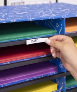 Bankers Box Classroom 15 Compartment Literature Organizer, Single (3384301),Blue 15 Slot 12 71xNq4o91HL