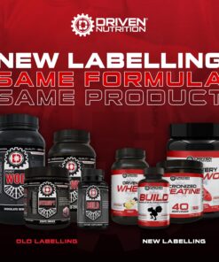 Driven Amino Branched-Chain Amino Acid with Glutamine - 2:1:1 BCAA Ratio, 4g Leucine - Train Harder & Longer - Increase Muscle Mass, Aid Recovery - Low-Carb - Vegan - 50 Servings - Grape 50 Servings (Pack of 1) 12 71xOIeAywDL