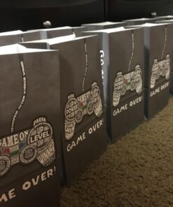 BLUE PANDA Gamer Party Favor Bags, Video Game Party Supplies (5 x 8.5 x 3 in, 36 Pack) 31 71xOgs1Pm7L
