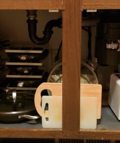 Simple Houseware Cabinet Pantry Pot and Pan Organizer Holder Rack, Bronze 48 71xP6Wh5wL