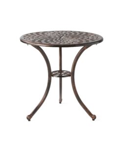 Christopher Knight Home Glenbrook Modern Metal Bistro Set, 3-Pcs Set, Brown 17 71xP9nk4t4L