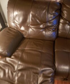 Furniture Leather Max MEGA Kit/Leather Restorer / 8 Oz Refinish 2 Oz Conditioner / 4 Oz Top Coat/Black and White 1 Oz Color Changer/Sponge (Leather Repair Kit) (Dark Brown) 67 71xPOEICmL