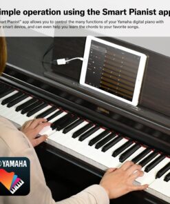 Yamaha YDP164 Arius Series Piano with Bench, Dark Rosewood 15 71xQ3NuNCOS