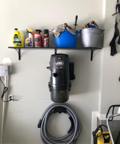 BISSELL Garage Pro Wall-Mounted Wet Dry Car Vacuum/Blower With Auto Tool Kit, 18P03, Stealth Metallic Gray 63 71xQat46ZrL