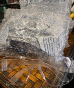 JORESTECH Eyewear Protective Safety Glasses, Polycarbonate Impact Resistant Lens Pack of 12 (Clear) Clear 39 71xQp8RUJZL