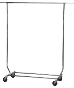 Alternative view of DecoBros Supreme Commercial Grade Clothing Garment Rack, Chrome