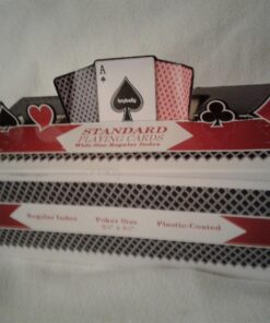 Brybelly 12 Decks of Playing Cards|Poker Wide Size (6 Red/6 Blue)|Plastic Coated Cards for Poker, Blackjack| Regular Index one 27 71xSCNSrBL