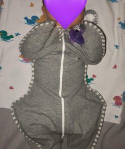 Love to Dream Swaddle UP, Baby Sleep Sack, Self-Soothing Swaddles for Newborns, Improves Sleep, Snug Fit Helps Calm Startle Reflex, New Born Essentials for Baby, 13-19 lbs, Gray Medium (13-19 lbs.) 36 71xSKDwTtEL