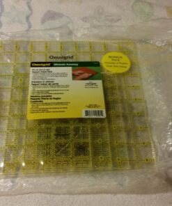 Omnigrid Square Value Pack (2-1/2", 4-1/2", 6-1/2", 9-1/2") Quilting Ruler, 2.5”, 4.5”, 6.5” and 9.5”, Clear, 4 Pack 24 71xSTUpF vL