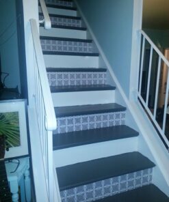 Magic Cover Premium Adhesive Vinyl Contact Shelf Liner and Drawer Liner, 18"x9', Julien Black and White 28 71xSfxUiDCL