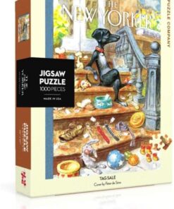 Alternative view of New York Puzzle Company - New Yorker Tag Sale - 1000 Piece Jigsaw Puzzle