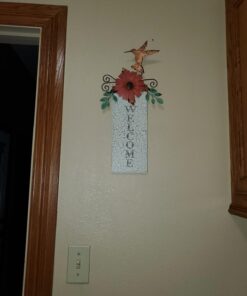 Sunset Vista Designs Hummingbird Welcome Sign 5 71xT929E9iL