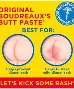 Boudreaux's Boudreaux's Butt Paste, Diaper Rash Ointment, Tube 4 oz (Quantity of 3) 4 Ounce (Pack of 3) 9 71xTBn4agrS