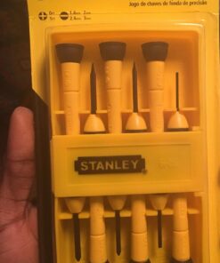 STANLEY Screwdriver Set, Precision, 6-Piece (66-052) , Yellow 47 71xTJOZoZIL