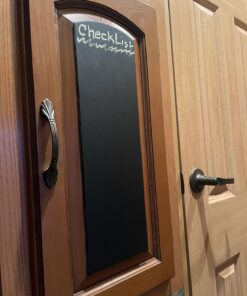 Kassa X-Large Chalkboard Wallpaper - Clear | 1.4ft x 6.5ft Adhesive Paper Roll | Includes 3 Markers & Eraser Cloth | Peel & Stick on a Wall, Table & Desk | Ideal for Use at Home, School, Office & More Black 46 71xTn WpYeL