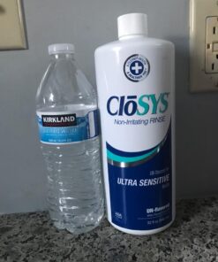 CloSYS Ultra Sensitive Mouthwash, 32 Ounce, Unflavored (Optional Flavor Dropper Included), Alcohol Free, Dye Free, pH Balanced, Helps Soothe Entire Mouth 32 Fl Oz (Pack of 1) 31 71xTok69OJL