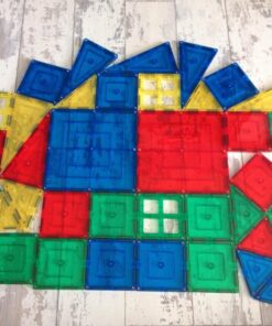 Shapemags 60 Piece Set Magnet Building Tiles Magnetic Blocks - Starter Building Kit, Award Winning STEM Educational 3D Construction Blocks Set 60pcs 38 71xUlx8VT1L