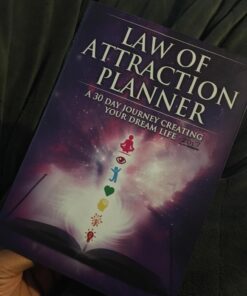 Law of Attraction Life & Goal Planner - A 30 Day Journey Creating Your Dream Life - Personal Gratitude Journal, Week Success Planner, and Stickers Purple (30-day) 40 71xUo1AbRLL