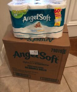 ANGEL SOFT Toilet Paper Bath Tissue, 48 Double Rolls, 260+ 2-Ply Sheets Per Roll 65 71xV5IvnML