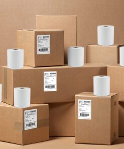MFLABEL 10 Rolls 4x6 Direct Thermal Blank Shipping Labels for Thermal Printer Shipping Labels with Perforated 250 Labels/ Rolls 12 71xVF61jw9L