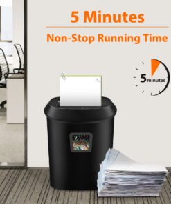 Paper Shredder,VidaTeco 14-Sheet Cross-Cut Shredder with US Patented Cutter,Also Shreds Card/CD,Heavy Duty Paper Shredder for Home Office,Durable&Fast with Jam Proof System,6.6-Gallon Basket (ETL) Cross Cut 14-Sheet 28 71xVagW0XL