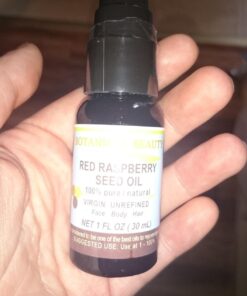 RED RASPBERRY SEED OIL 100% Pure/Natural/Virgin. Cold Pressed/Undiluted Carrier Oil. For Face, Hair and Body. 1 Fl.oz.- 30 ml. by Botanical Beauty 1 Fl Oz (Pack of 1) 19 71xVahEtDRL