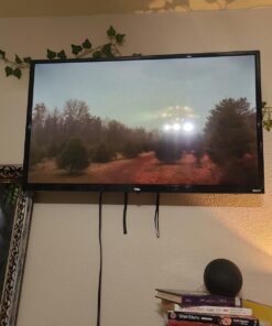 Pipishell UL Listed Tilt TV Wall Mount Bracket Low Profile for Most 23-55 Inch LED LCD OLED 4K Flat Curved TVs up to 99lbs Max VESA 400x400mm, 8° Tilting for Anti-Glaring, Fits 8-16 inch Wood Stud 35 71xVgO6vpML