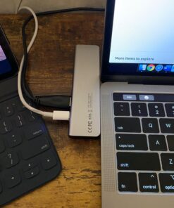 USB C Hub Adapter MacBook - UtechSmart 7 in 2 MacBook Pro/Air Accessories Multiport Adapter with Thunderbolt 3 Port, 100W PD 4K@30Hz, 40Gbps 4K HDMI, 3*USB3.0 Data Port SD and MicroSD Card Reader 36 71xVpIlFMZL