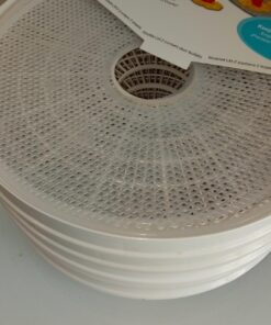 NESCO LM-2-6 Round Plastic Mesh 13 1/2" Clean-A-Screens, for Dehydrators, (Pack of 2) 29 71xWlmLWMlL