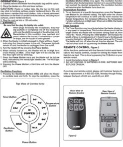Lasko Designer Series Ceramic Space Heater-Features Oscillation, Remote, and Built-in Timer, Beige 28 71xWsc3W8L