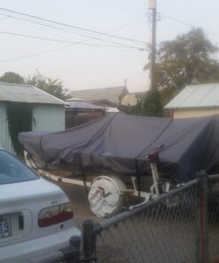 Classic Accessories StormPro Heavy-Duty Boat Cover 16'-18.5'L x 98"W (beam) 28 71xY iG6eVL 1