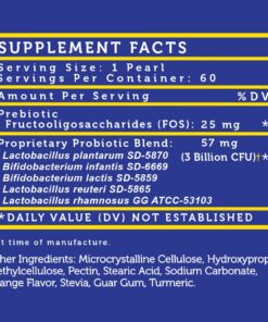 lovebug PROBIOTICS for Kids | Multi-Strain 3 Billion CFU | Constipation & Stomach Discomfort | Sugar Free | Ages 6+ 60 Count (Pack of 1) 23 71xYCfLYPKL 2