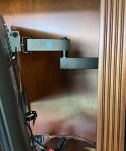 Pipishell Full Motion TV Wall Mount Brackets Swivel Tilts Articulating Extension Fits Max VESA 100x100mm, Corner TV Mount for 13-32 Inches LED LCD Flat Curved Screen TVs Monitors, Single Stud 35 71xYoR8ZmKL