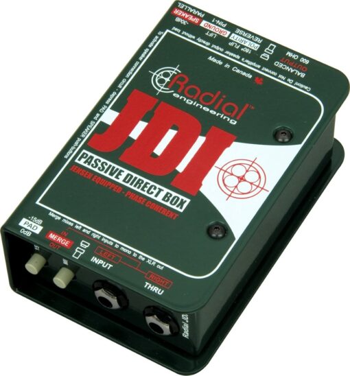 Radial Engineering R8001010JDI Single-Channel Passive Direct Box with Jensen Transformer