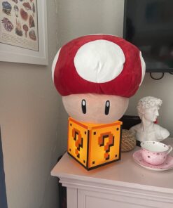 Paladone Super Mario Brothers Question Block Lamp, Light Up Figure Classic 35 71xZ7SXd6yL