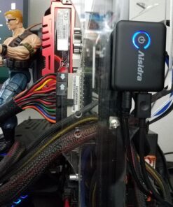 Aisidra Bluetooth Transmitter Receiver V5.0 Bluetooth Adapter for Audio, 2-in-1 Bluetooth AUX Adapter for TV/Car/PC/MP3 Player/Home Theater/Switch, Low Latency, Pairs 2 Devices Simultaneously Black 32 71xZg2uWvQL