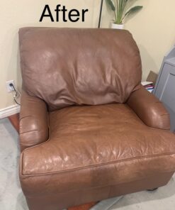 The Original Leather Recoloring Balm by Furniture Clinic - 16 Color Options - Leather Repair Kit for Furniture - Restore Couches, Car Seats, Clothing - Non-Toxic Leather Repair Cream (Medium Brown) Medium Brown 43 71xZkh2SwL