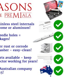 Alternative view of Premiala Awesome 304-Stainless Steel Meat Injector Syringe Kit - 3 Needles, Spare O-rings, E-book and Spares Available! The Original 2oz Marinade Injector Creates The Juiciest Turkey and BBQ Ever!