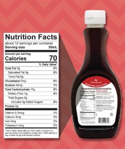 Alternative view of SweetLeaf Stevia Syrup Maple, 12 Fl Oz 12 Fl Oz (Pack of 1)