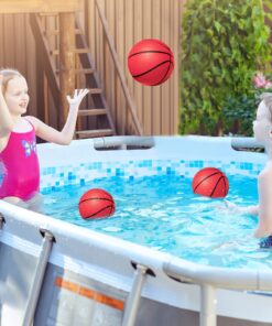 Iyoyo Mini Basketballs,3 Pack 6" Small Basketball Set with Pump Durable PVC Basketballs for Mini Basketball Hoop Mini Toy Basketball for Toddlers Kids Teenagers for Pool, Indoors, Outdoors 20 71xbtDT9hxL