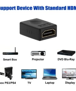 VCE HDMI Coupler HDMI Female to Female Connector 3D 4K HDMI Extension Adapter, 2-Pack 20 71xbzbKLsXL