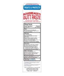 Boudreaux's Butt Paste for Sensitive Skin Diaper Rash Cream, Ointment for Baby, 4 oz Tube 4 Ounce (Pack of 1) 30 71xcOs1hCL